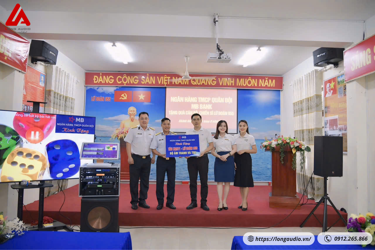 ĐƠN HÀNG GỬI CÁC CHIẾN SĨ ĐẢO XA CỦA LONG AUDIO CÙNG NGÂN HÀNG QUÂN ĐỘI MB